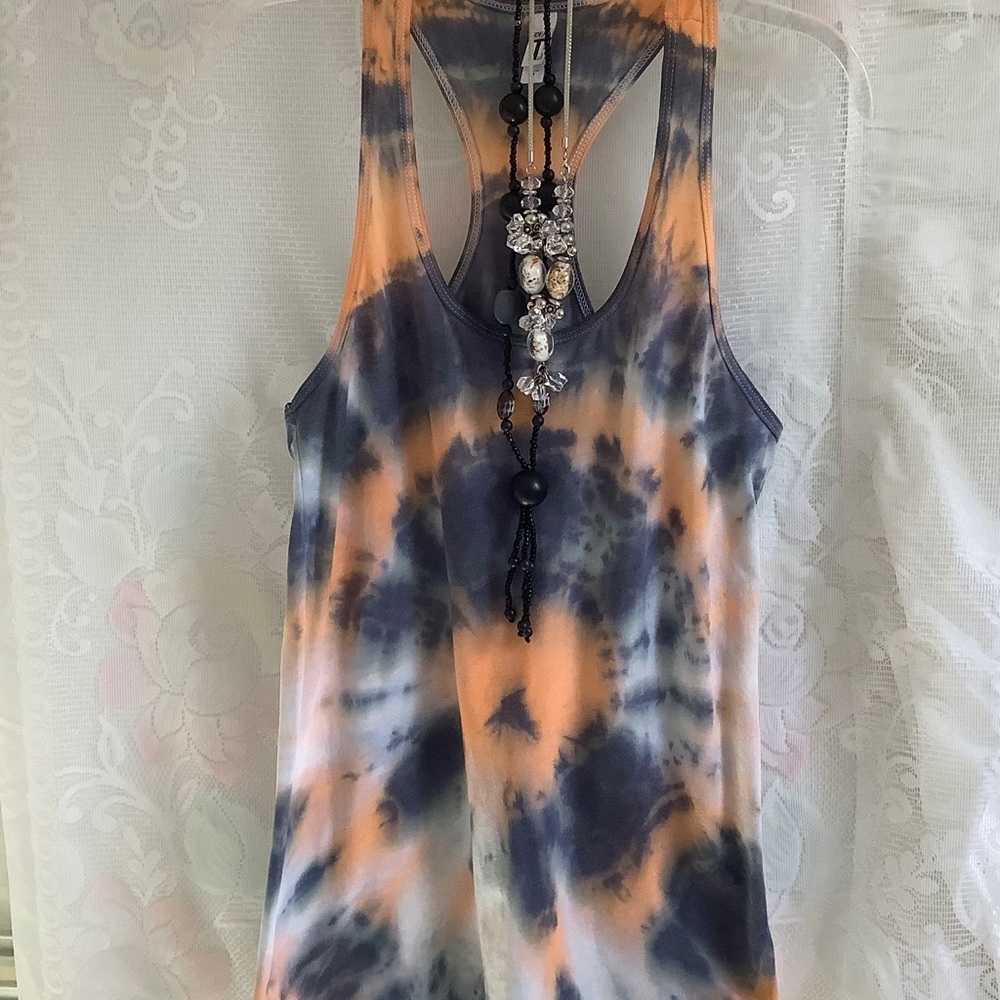 Tie-Dye New Racerback Tank Top.